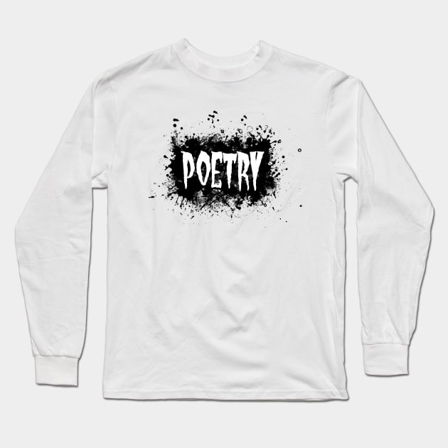 Poetry Long Sleeve T-Shirt by stefy